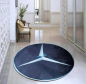 Preview: Mercedes Logo round carpet!